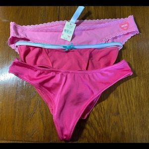 Lot of 3 Victoria’s Secret Panties - Small
